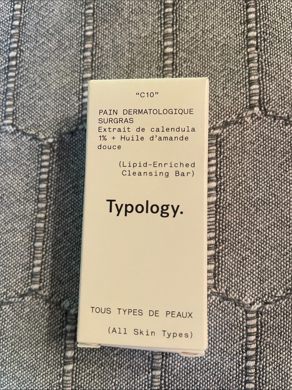Typology Lipid-Enriched Cleansing Bar - White